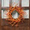 Northlight Artificial Berries Fall Harvest Twig Wreath - 14" - Orange and Red - Unlit